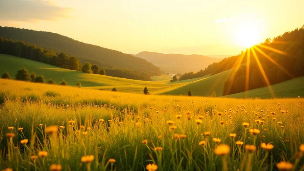 Scenic meadow view in Podyjí National Park